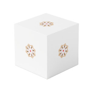 Cube Photo Impression d'art floral Mandala Décor Boho