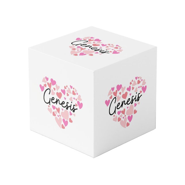 Cube Photo J'aime Genesis (Angle devant)