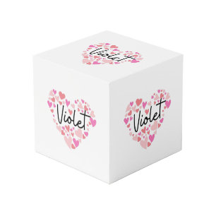 Cube Photo J'aime Violet