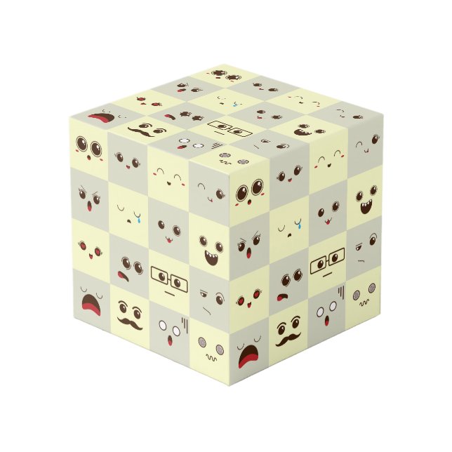 Cube Photo Joli minois (Angle devant)