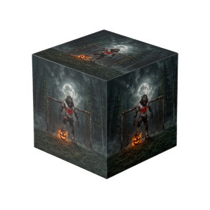 Cube Photo Joueur de football loup-garou Halloween Horreur Ar