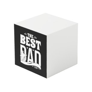 Cube Photo Le Meilleur Papa du Monde - Père et Enfant