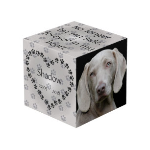 Cube Photo Le Mémorial Personnalisé Du Chien N'Est Plus De Mo
