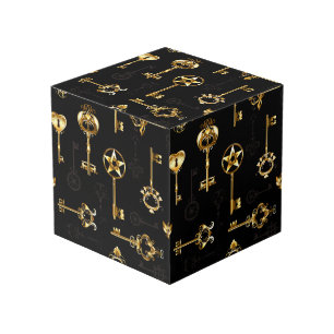 Cube Photo Les Patters de Seamless avec Golden Keys