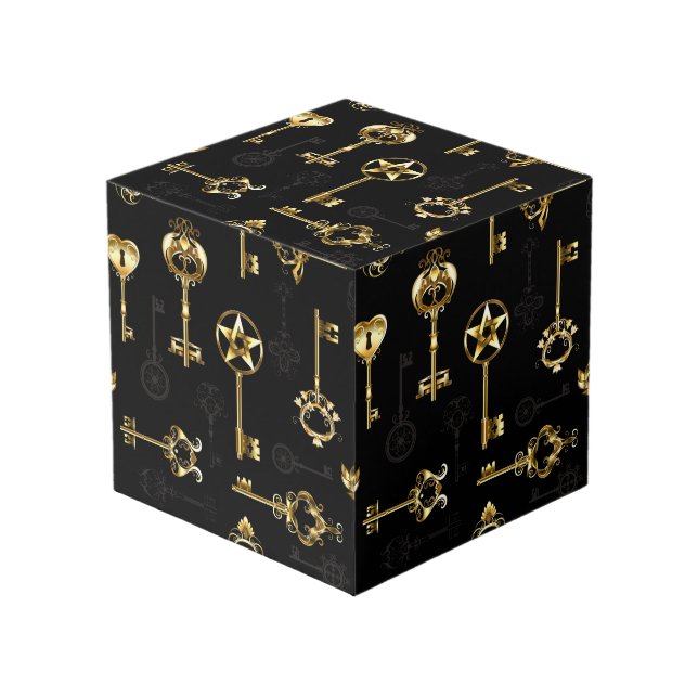 Cube Photo Les Patters de Seamless avec Golden Keys (Angle devant)