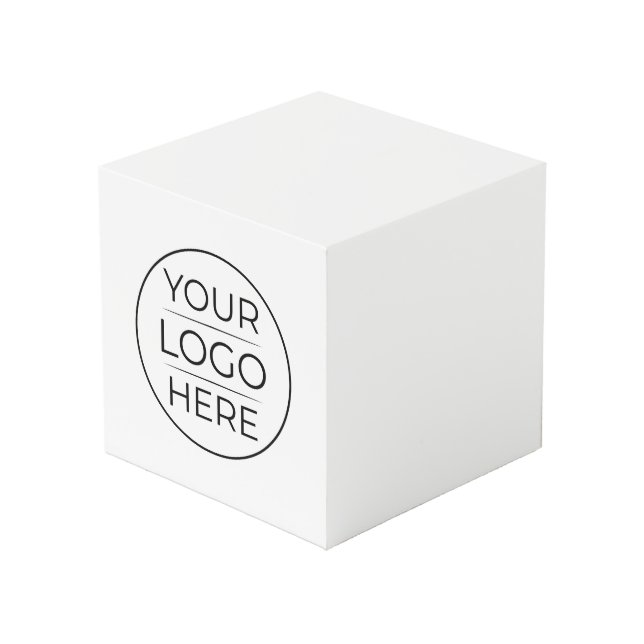 Cube Photo Logo de marque d'entreprise moderne (Angle devant)