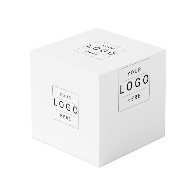 Cube Photo Logo personnalisé (Angle devant)