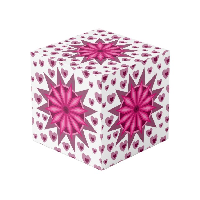 CUBE PHOTO LOVE VALENTINE, DON DE FÊTE D'ANNIVERSAIRE AVEC LE (Angle devant)