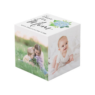 Cube Photo Love You Mom Family Photo Collage Hydrangea
