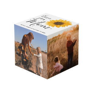 Cube Photo Love You Mom Family Photo Collage Tournesol