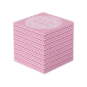 Cube Photo Mariage rose Printemps Cerisiers en fleurs et ceri
