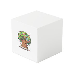 Cube Photo Mignon Kawaii L'Arbre Généreux Cœur Feuilles Genti