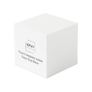 Cube Photo Modèle de logo personnalisé élégant