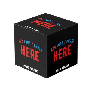 CUBE PHOTO MODERNE ET MODERNE PERSONNALISABLE NOIR VÉRIFIÉ