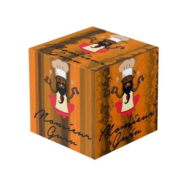 Cube Photo Monsieur Guru (Angle devant)