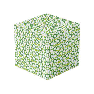 Cube Photo Motif de feuilles, motif de feuilles, feuilles ver