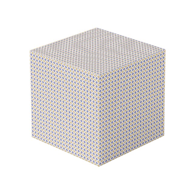 Cube Photo Motif de fleurs (Angle devant)
