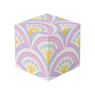 Cube Photo Motif en coquille de couleur pastel