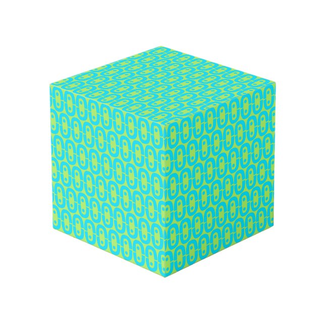 Cube Photo motif moderne et coloré (Angle devant)
