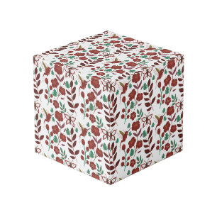 Cube Photo Oiseaux motifs et papillons floraux sans soudure