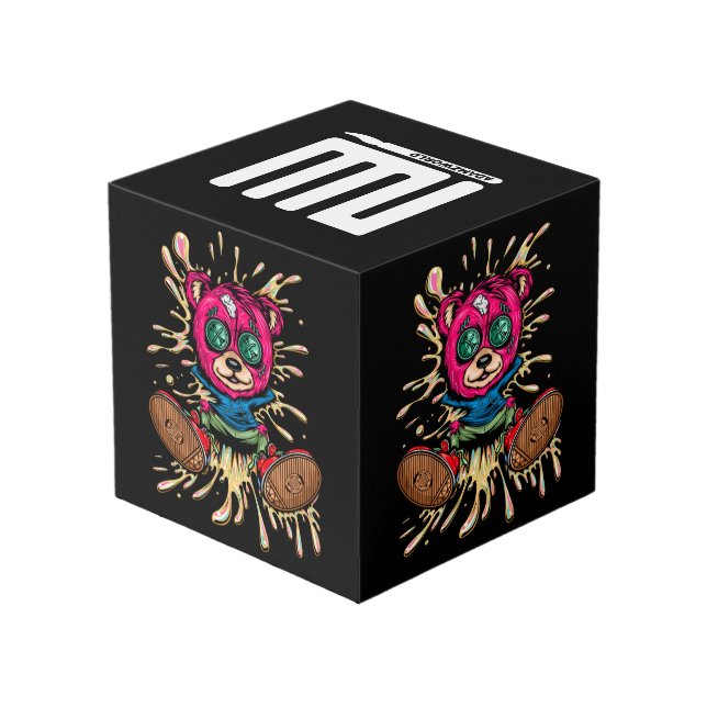 Cube Photo Ours Au Miel (Angle arrière)