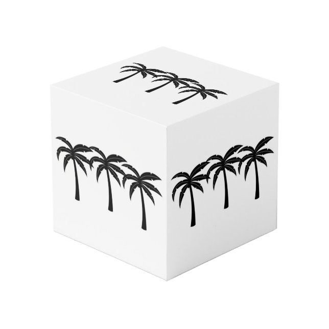 Cube Photo Palmiers tropicaux (Angle devant)