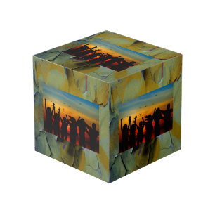 Cube Photo Peinture d'épluchage