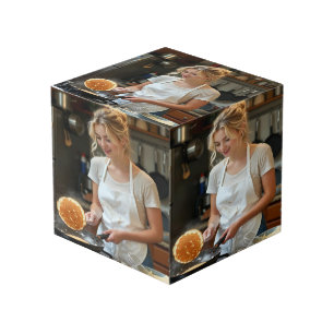 Cube Photo Personnalisation de photo de cuisson de crêpes