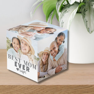 Cube Photo Photo de la meilleure maman personnalisée