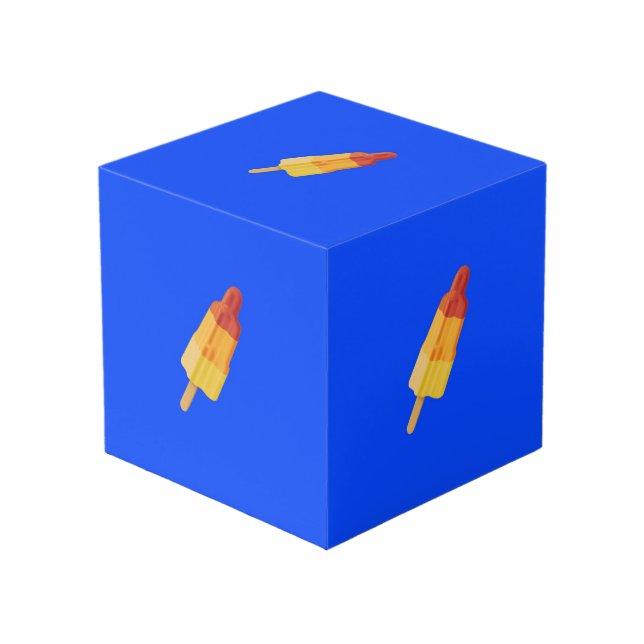 Cube Photo Roquette de glace (Angle devant)