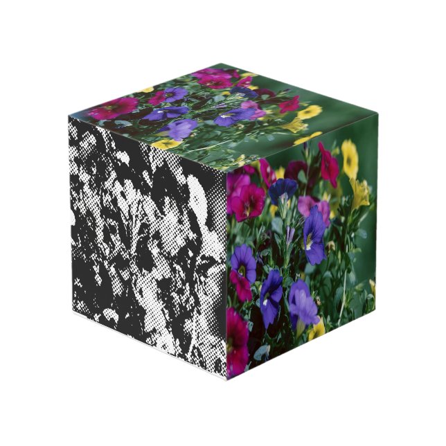 Cube Photo roses pour la vie (Angle devant)