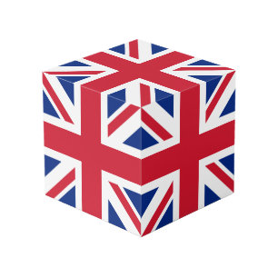 Cube Photo Royaume-Uni Union Jack Drapeau des colonies britan
