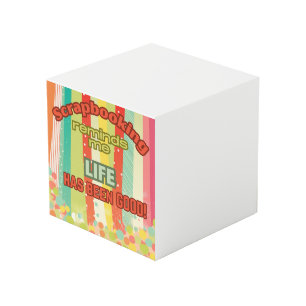Cube Photo Scrapbooking me rappelle que la vie est bonne