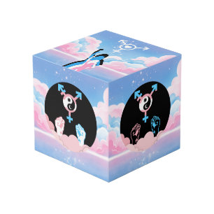 Cube Photo Symbole transgenre Soleil et Lune Puissance et Équ