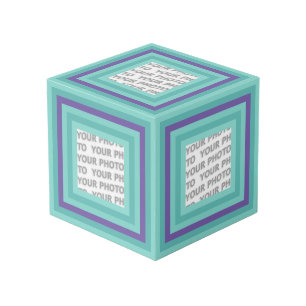 Cube Photo Traces en Carré Cadre 8 + votre photo