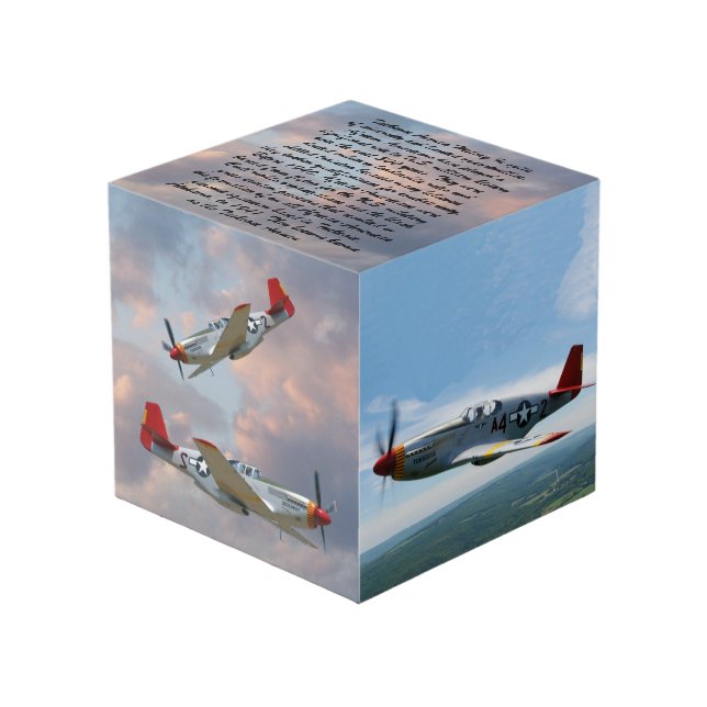 Cube Photo Tuskegee Airmen COIN   (Angle devant)