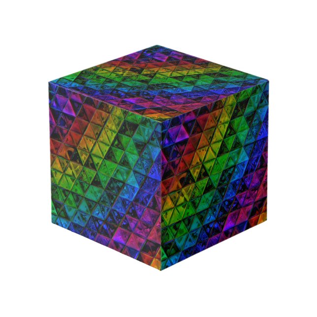 Cube Photo Verre de fierté (Angle devant)