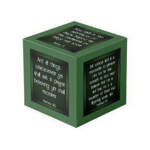 Cube Photo Versets bibliques sur la foi