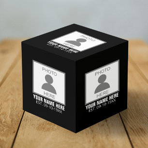 Cube Photo Votre photo ici Nom et âge