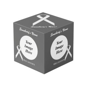Cube Photo White Standard Ribbon Tmpl par Kenneth Yoncich