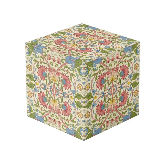Cube Photo William Morris Loddon Blossom Motifs Floraux (Angle devant)