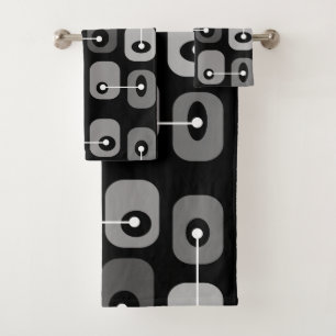 Cubes cramoisi Abstraits Argent noir