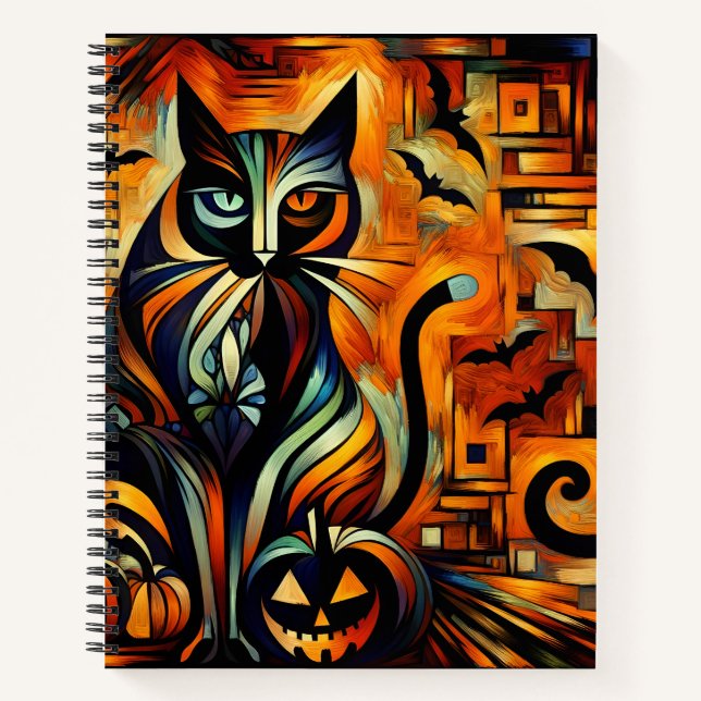 Cubism Halloween Chat - Carnet de la recette de li (Devant)