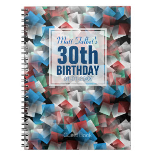 Cubist Abstrait 30e Anniversaire Livre d'hôtes 1a
