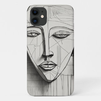 Cubist Art coque iphone - Design abstrait unique