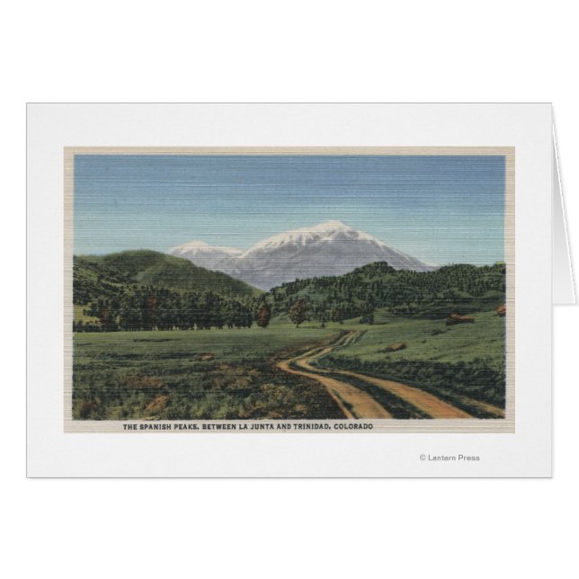 Cuchara, Colorado - Vue des sommets espagnols (Devant horizontal)
