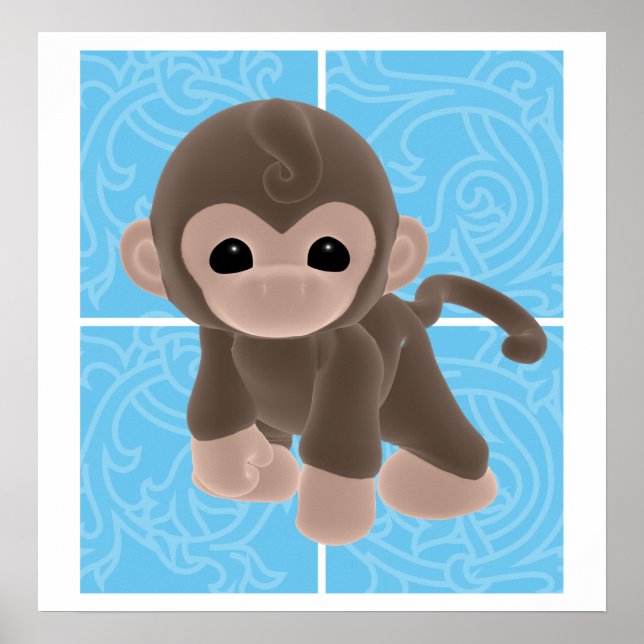 Cuddle Monkey Poster (Devant)