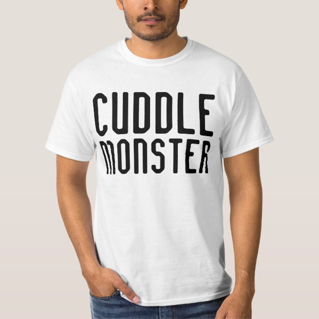 CUDDLE MONSTER T-Shirts drôles d'Halloween (Devant)