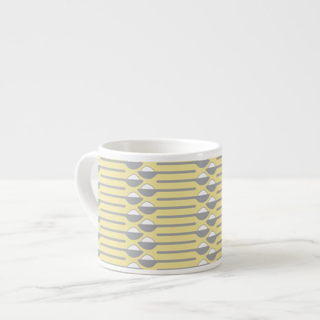 Cuillères de sucre Espresso Jaune Mug (Devant gauche)