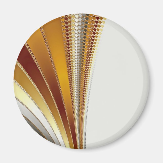 Cuir - Aimant fractal (Devant)